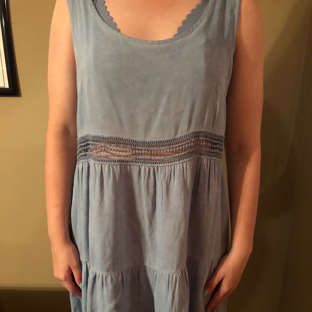 Light Blue Tank Top Dress